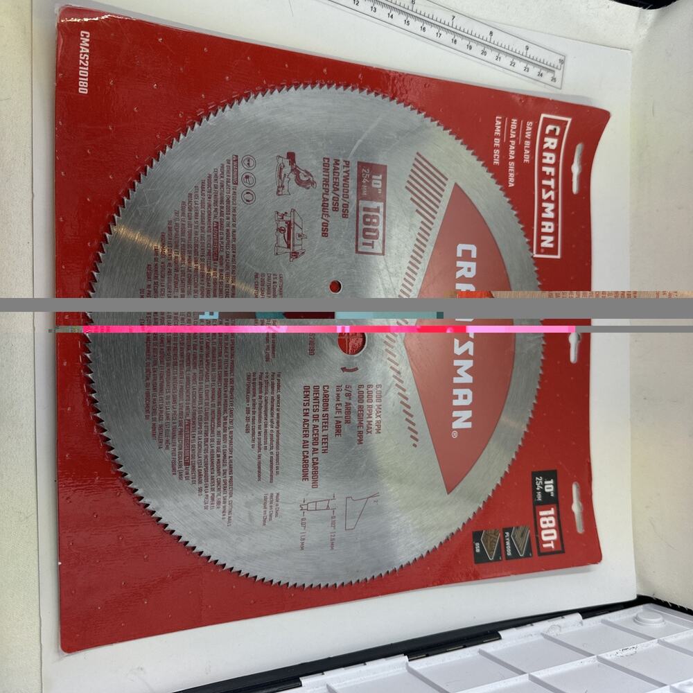 CRAFTSMAN Circular Saw 10 Inch Blade 180T Plywood/OSB CMAS210180